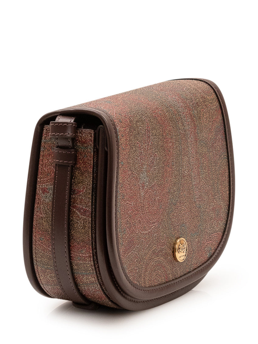 Brown Paisley Print Small Crossbody Bag 3