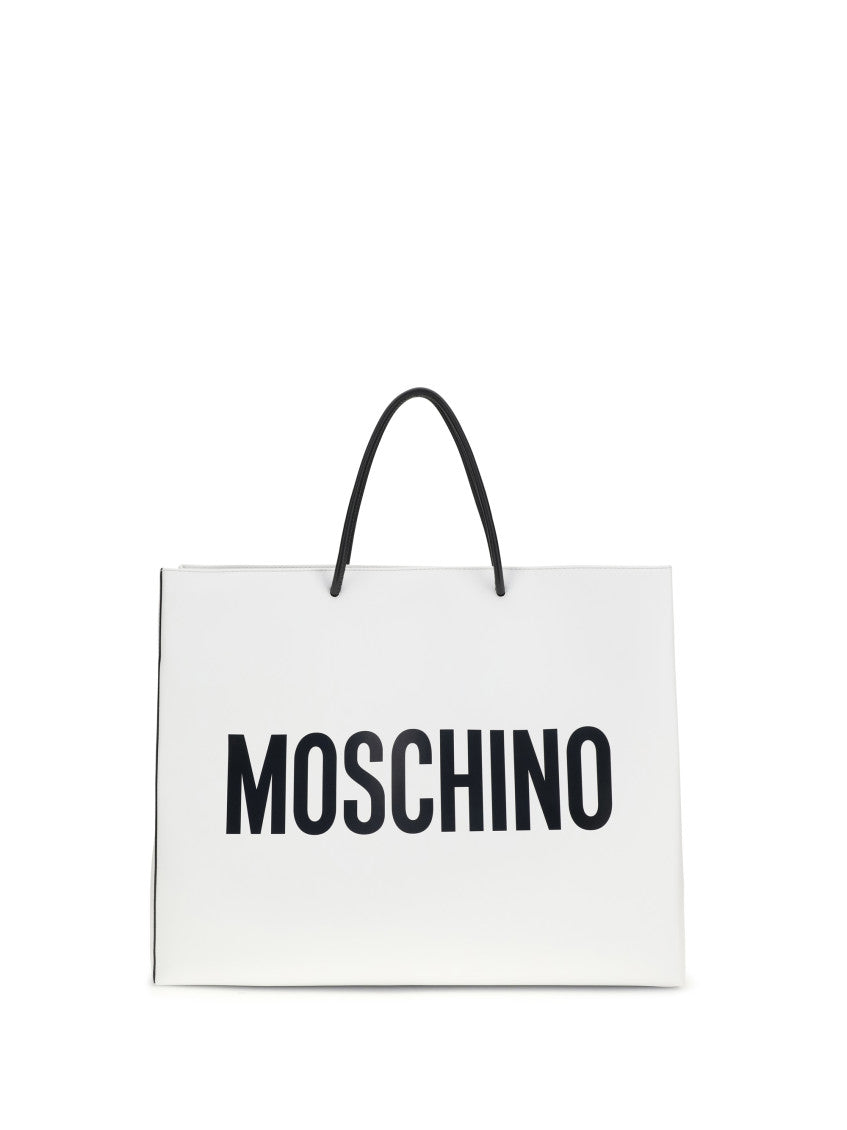 White Logo Large Tote 1