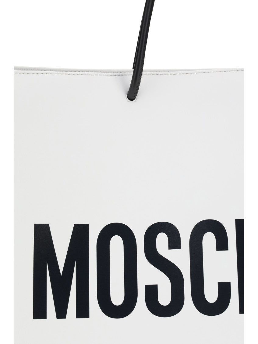 White Logo Large Tote 3