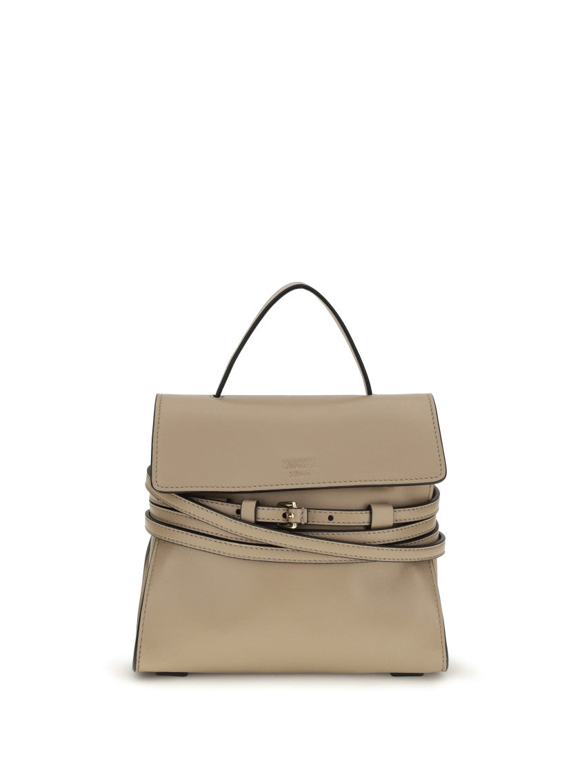 Beige Tie Me Small Satchel 1