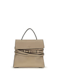 Beige Tie Me Small Satchel 1