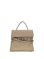 Beige Tie Me Small Satchel 1