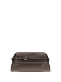 Brown Tie Me Clutch 1