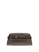Brown Tie Me Clutch 1