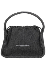 Grey Reflective Knit Ryan Small Clutch 1