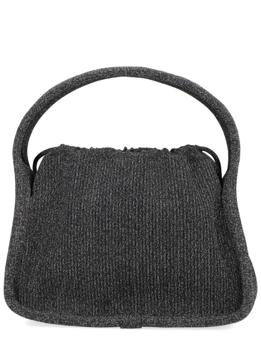 Grey Reflective Knit Ryan Small Clutch 2
