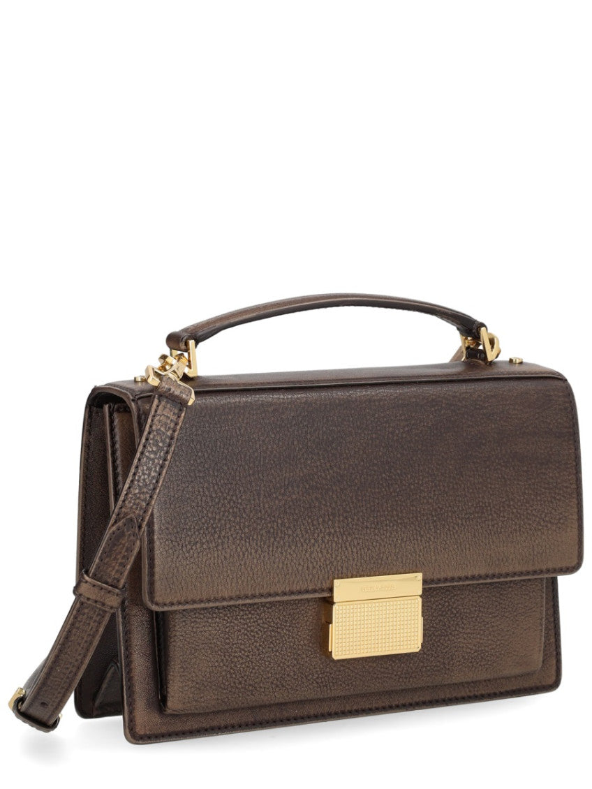 Dark Brown Vennezia Small Crossbody Bag 2