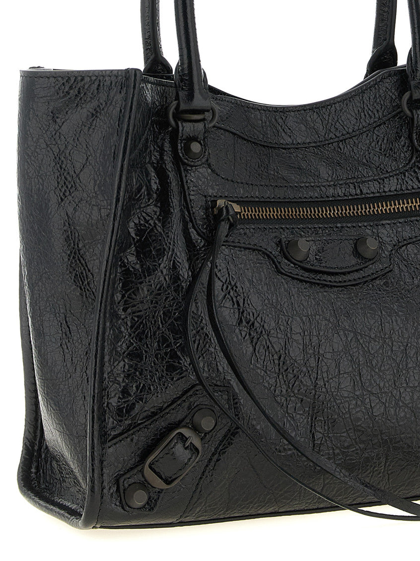 Black Le City Top Zip Mini Tote 3