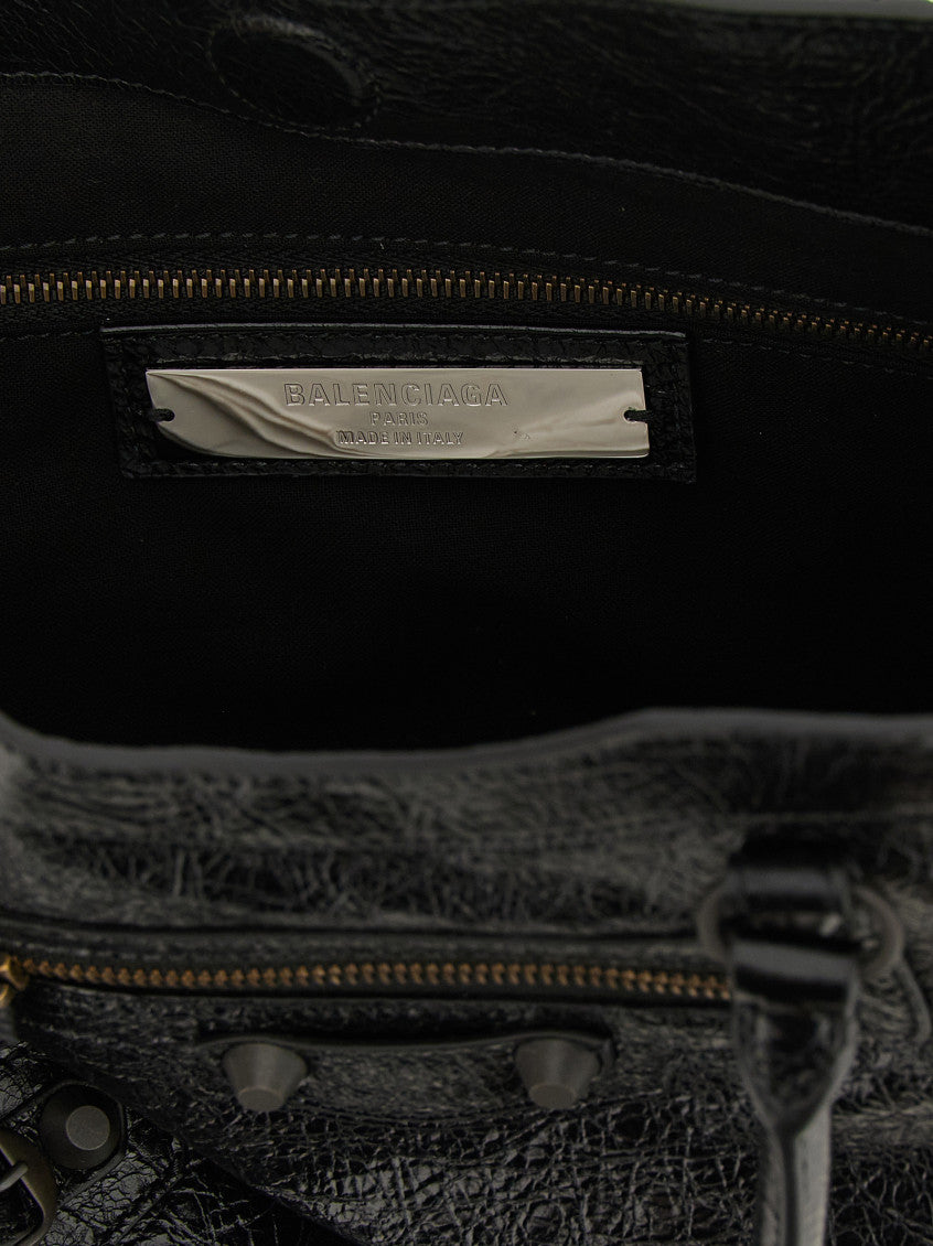 Black Le City Top Zip Mini Tote 4
