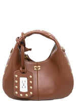 Brown Logo Mini Hobo 1