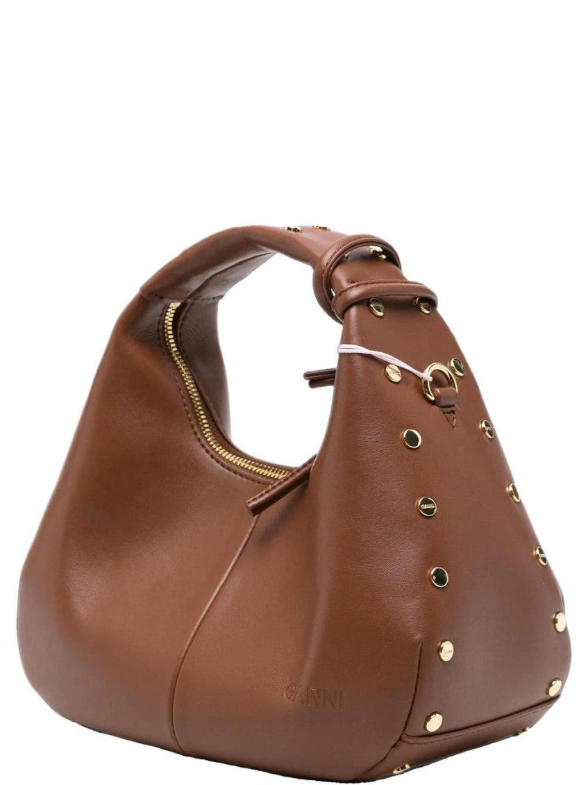 Brown Logo Mini Hobo 2