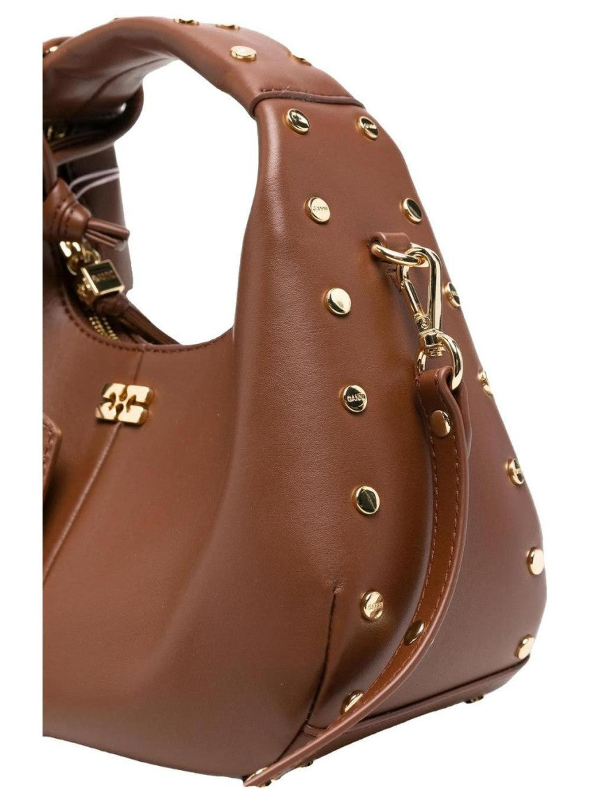 Brown Logo Mini Hobo 4