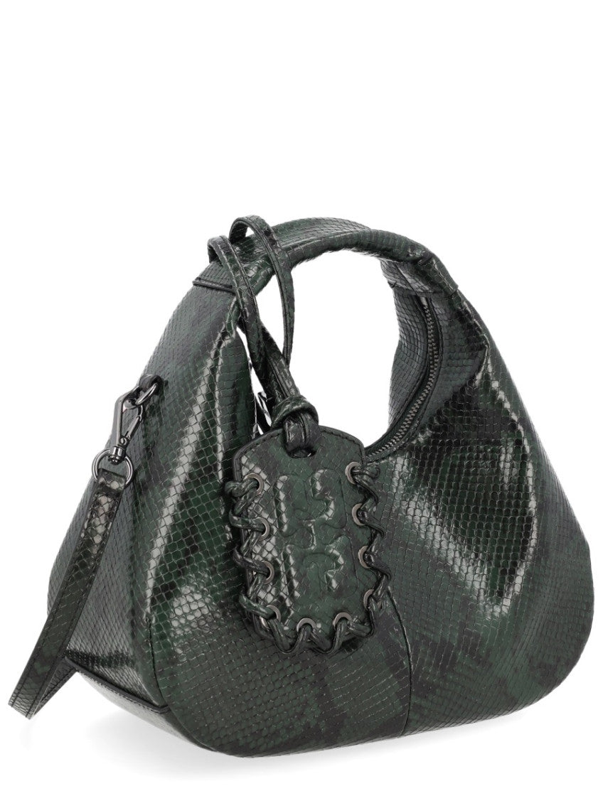 Dark Green Logo Mini Hobo 2