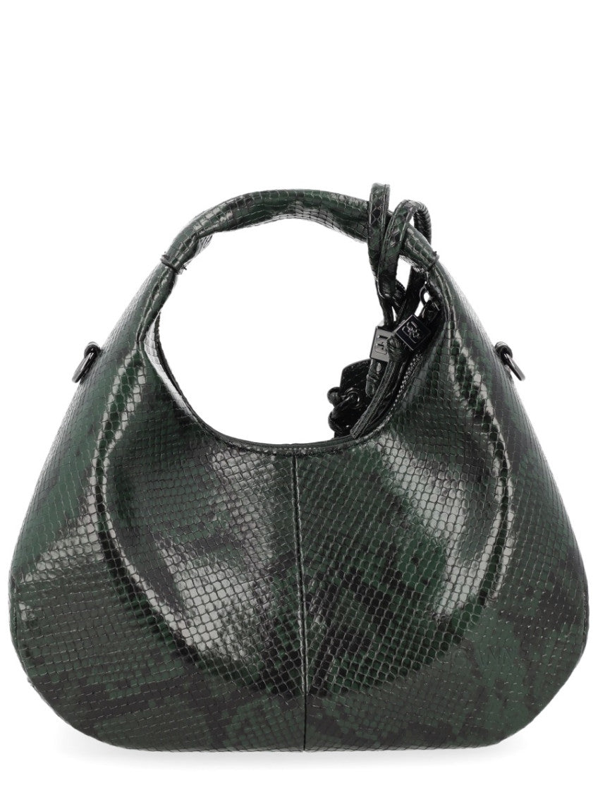 Dark Green Logo Mini Hobo 3