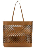 Brown Leather Tote Bag 1