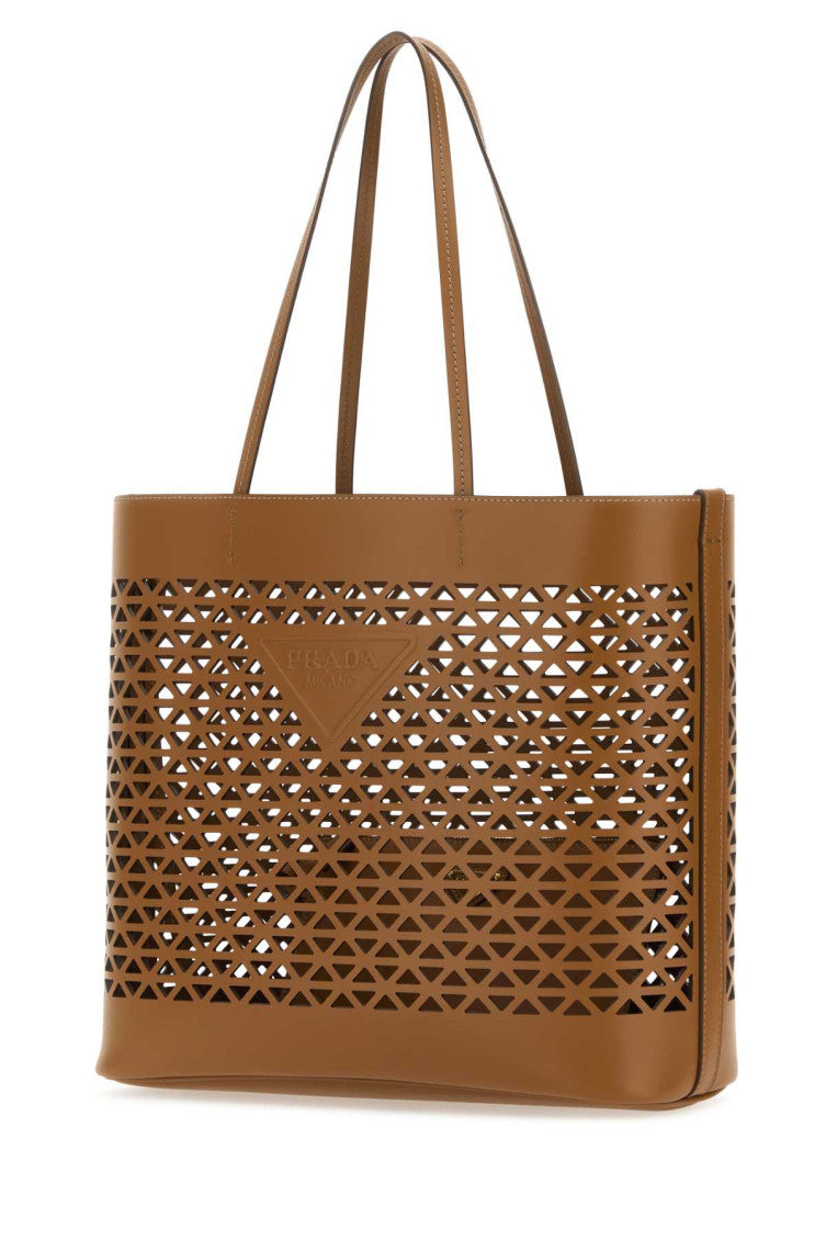 Brown Leather Tote Bag 2