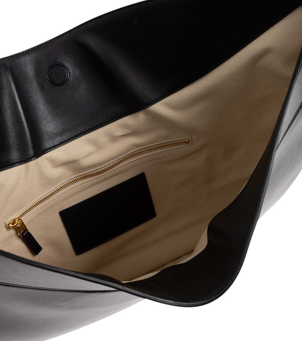 Black Ovalo Large Shoulder Bag 3