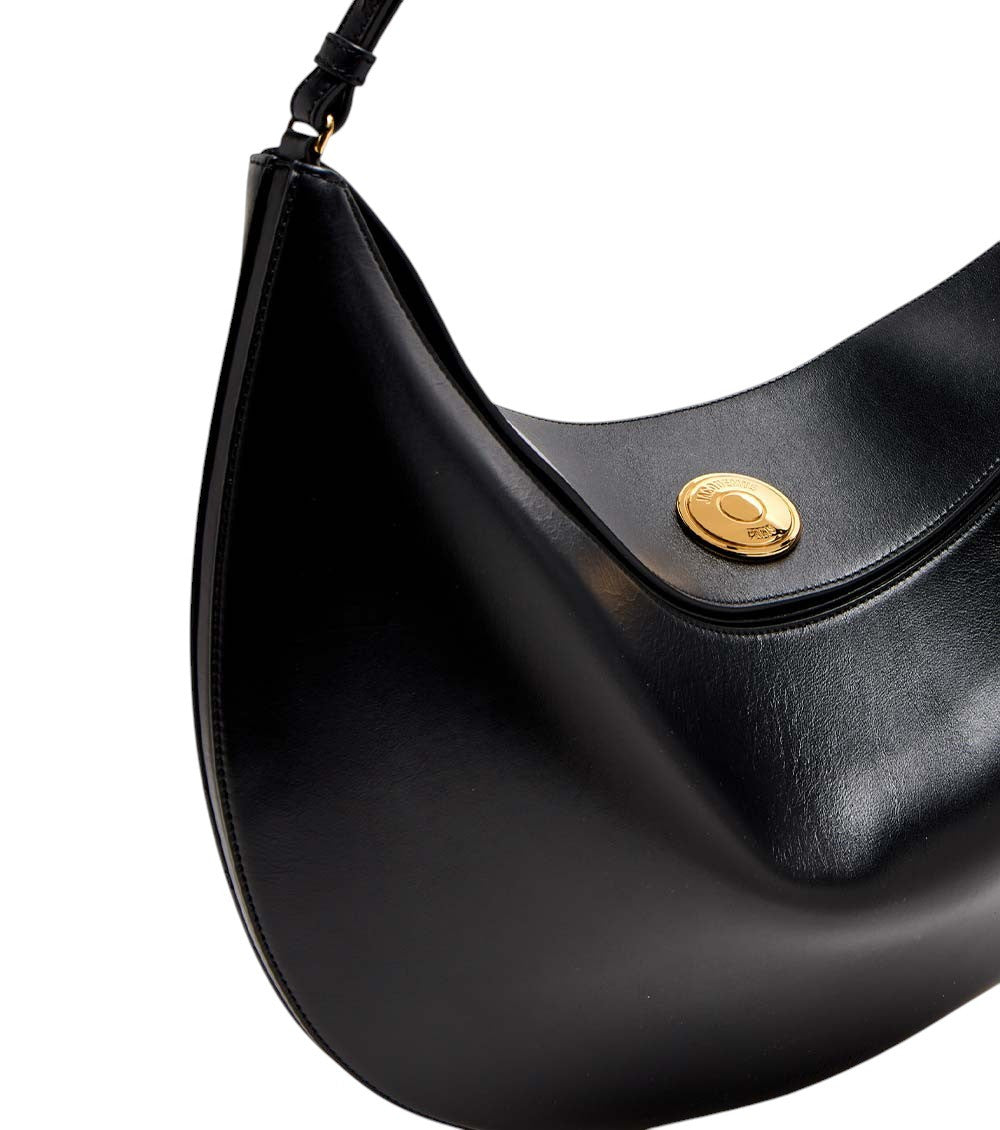 Black Ovalo Large Shoulder Bag 4