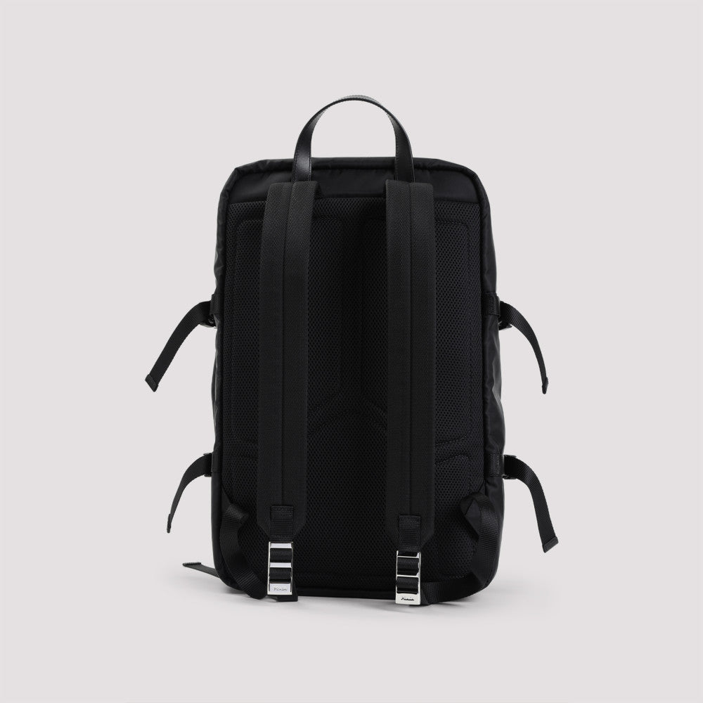 Black Triangle Logo Backpack 4