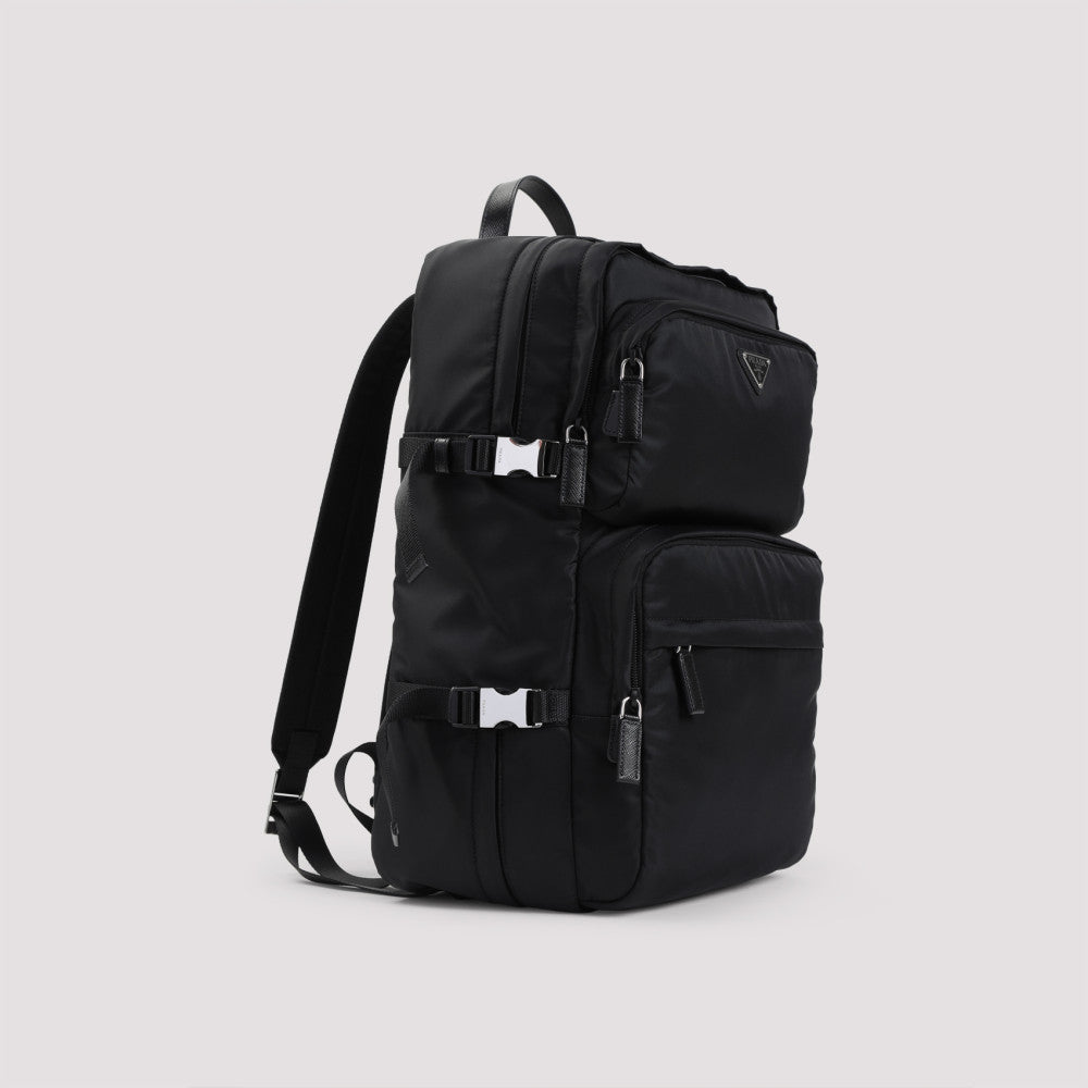 Black Triangle Logo Backpack 5