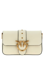 White 'Love One Mini' crossbody bag 1