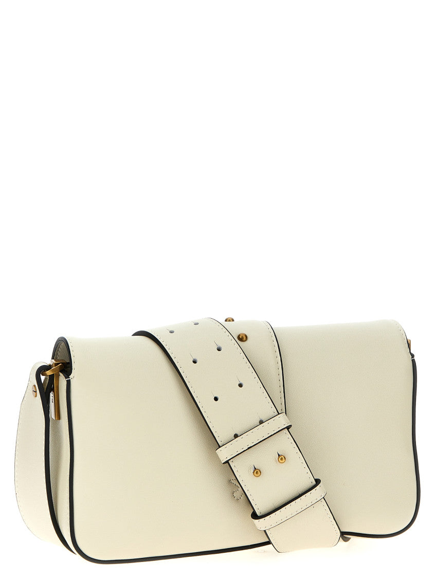 White 'Love One Mini' crossbody bag 2