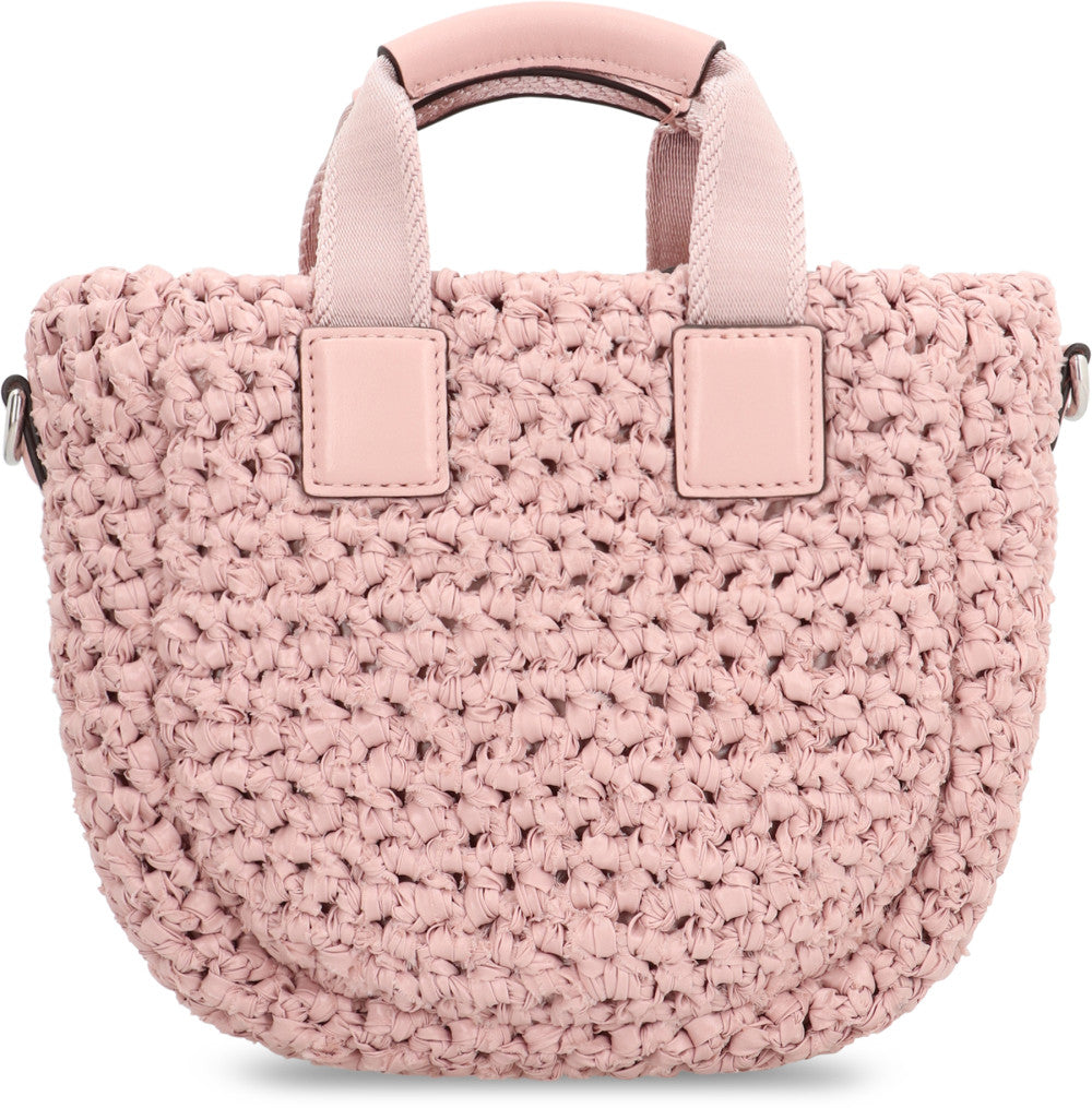 Pink Caradoc Top Zip Micro Tote 4