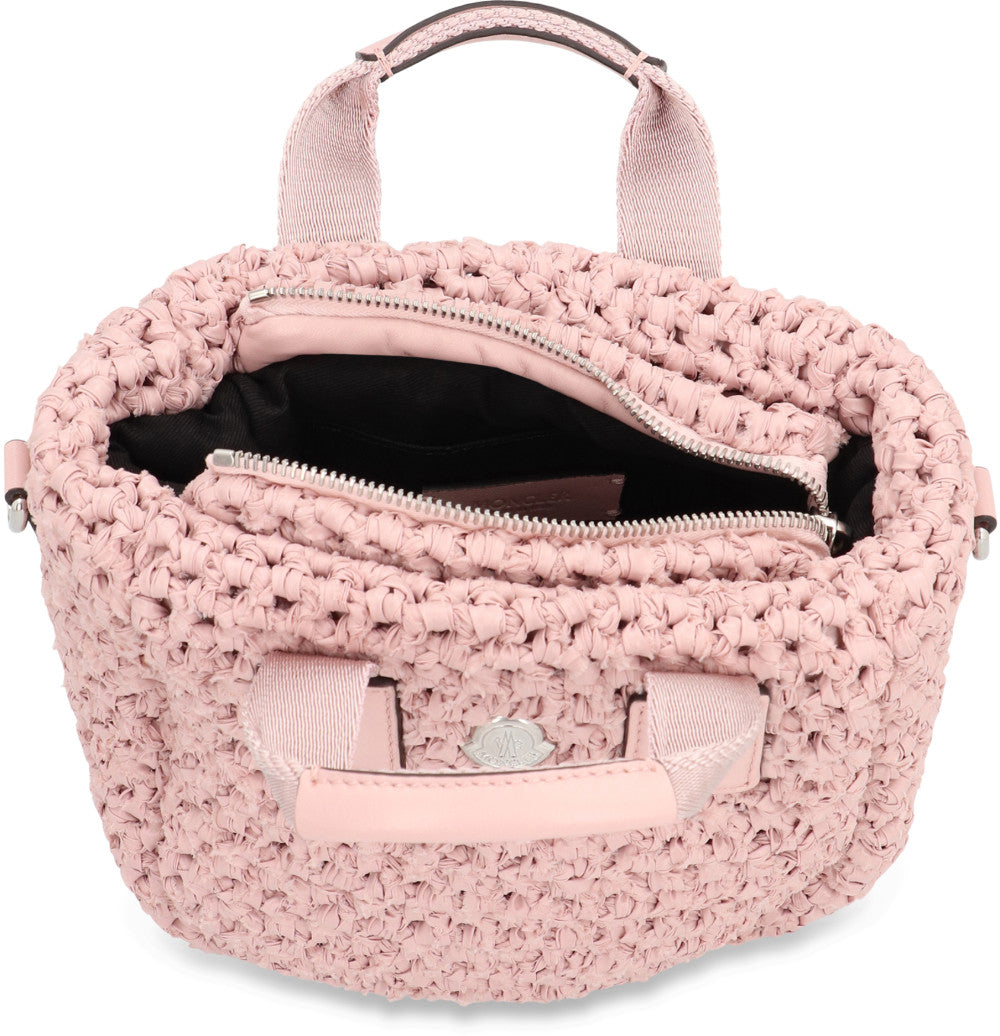 Pink Caradoc Top Zip Micro Tote 6