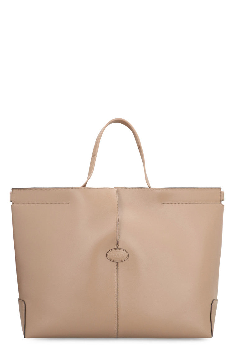 Brown Folio Large Tote 1