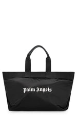 Black Logo Top Zip Large Tote 1