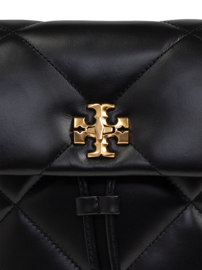 Black Kira Diamond Quilt Mini Backpack 5