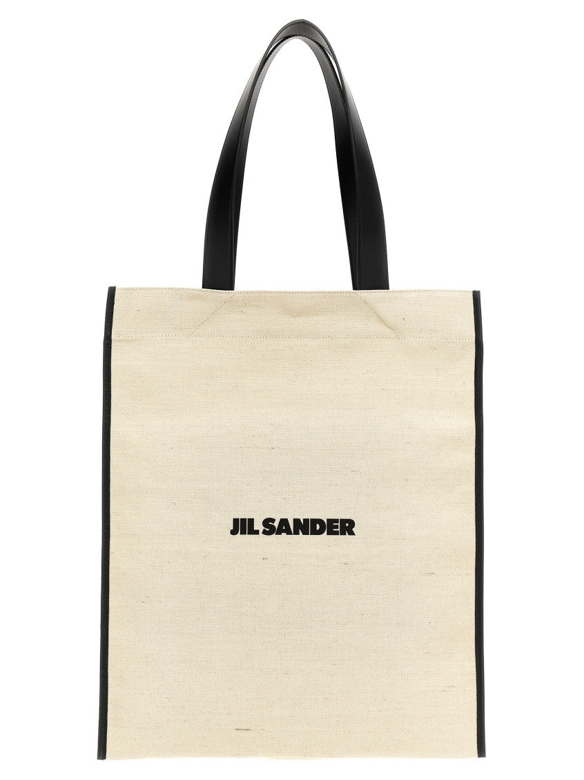 White Medium 'Flat' Tote Bag 1