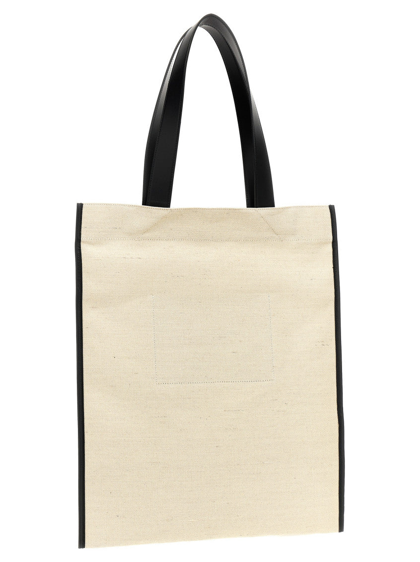 White Medium 'Flat' Tote Bag 2