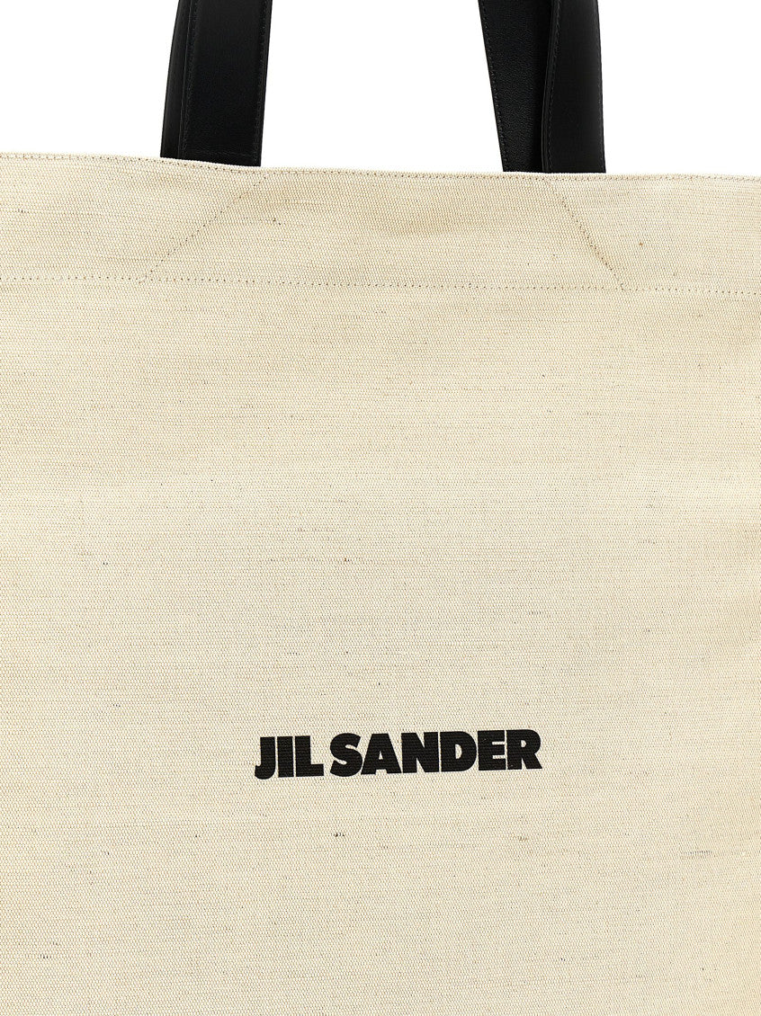 White Medium 'Flat' Tote Bag 3