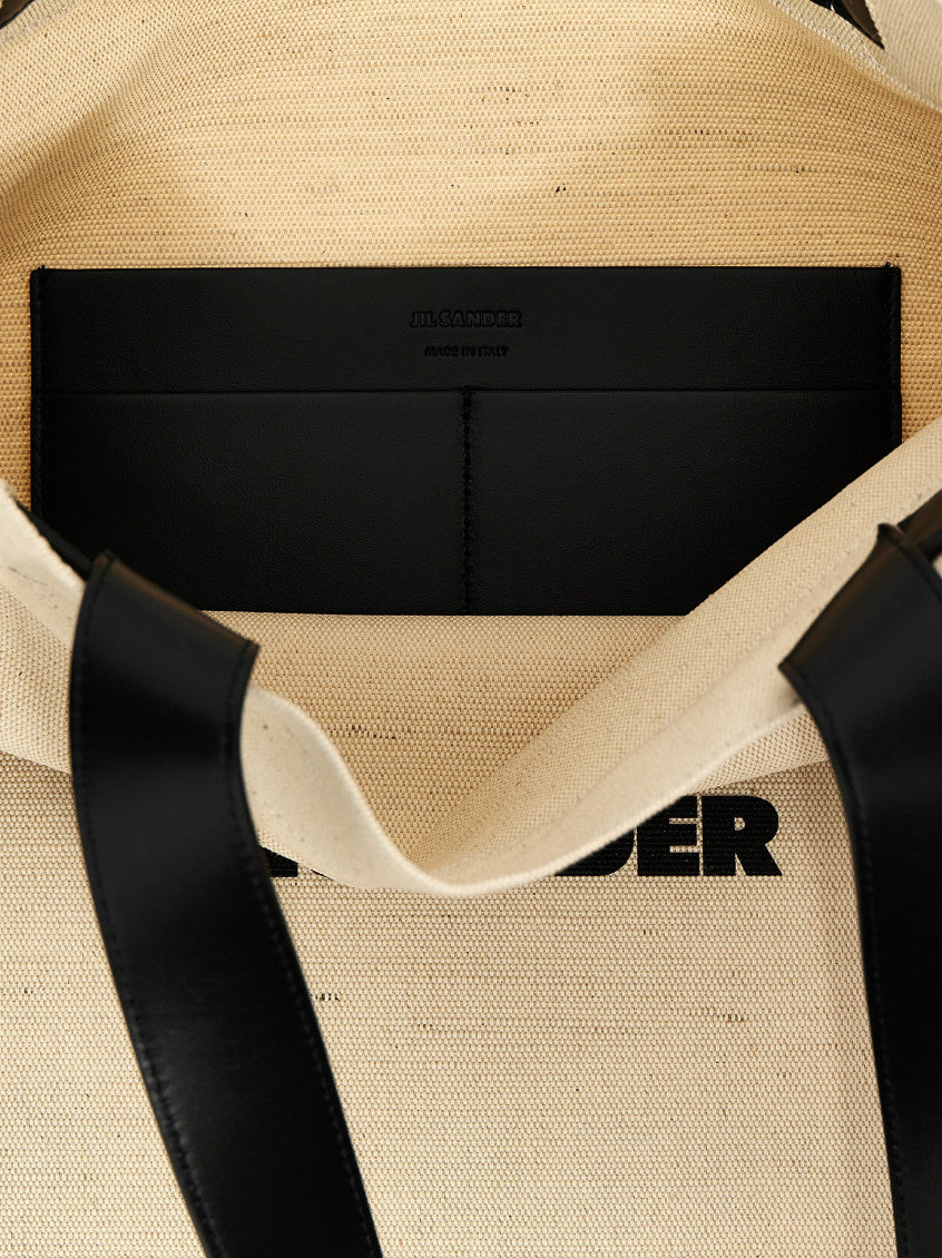 White Medium 'Flat' Tote Bag 4