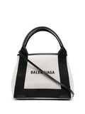 White Navy Cabas Xs Satchel Bag 1