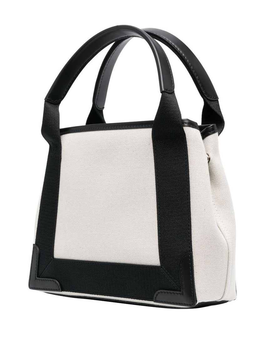 White Navy Cabas Xs Satchel Bag 5