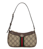 Beige Ophidia Mini Shoulder Bag 1