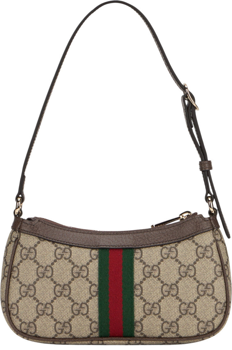 Beige Ophidia Mini Shoulder Bag 3