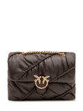 Brown Love Birds Mini Shoulder Bag 1