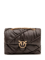 Brown Love Birds Mini Shoulder Bag 1