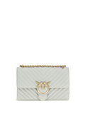 Light Grey Love One Medium Shoulder Bag 1