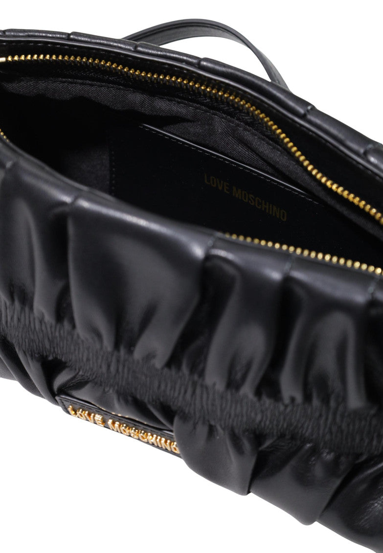 Black Logo Small Shoulder Bag 5