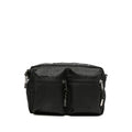 Black Textured Medium Crossbody Bag 1