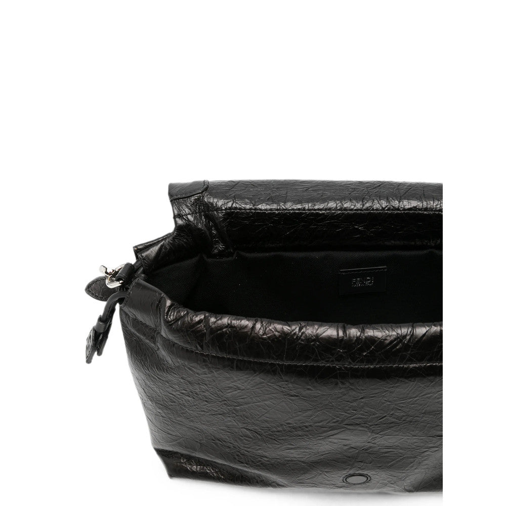 Black Baguette Small Shoulder Bag 3