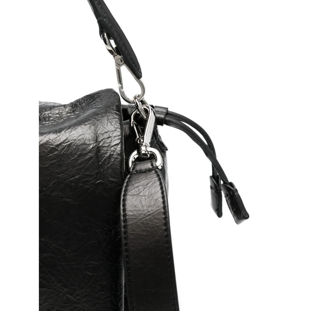 Black Baguette Small Shoulder Bag 4