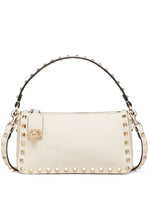 White Rockstud Small Shoulder Bag 1