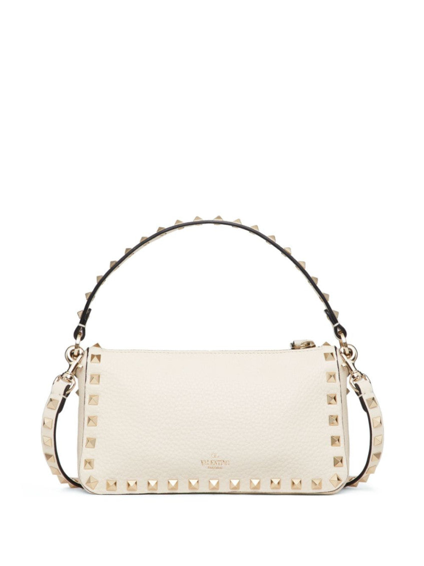 White Rockstud Small Shoulder Bag 7