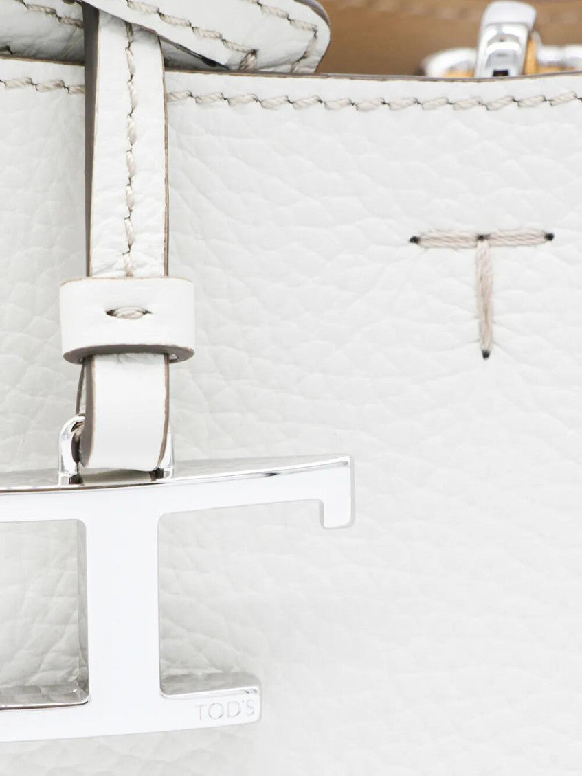 White Logo Micro Tote 4
