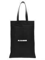 Black Flat Shopper large shopping bag 1